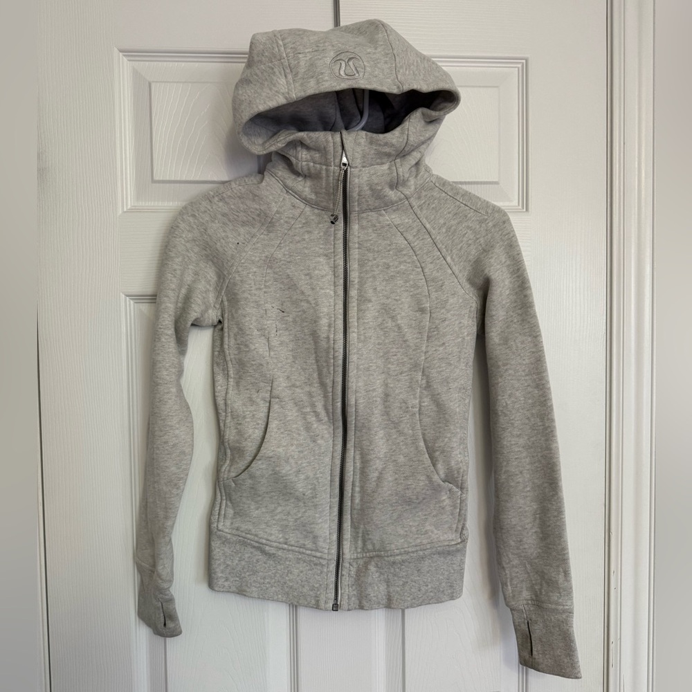 Lululemon Gray Zip-Up Hoodie